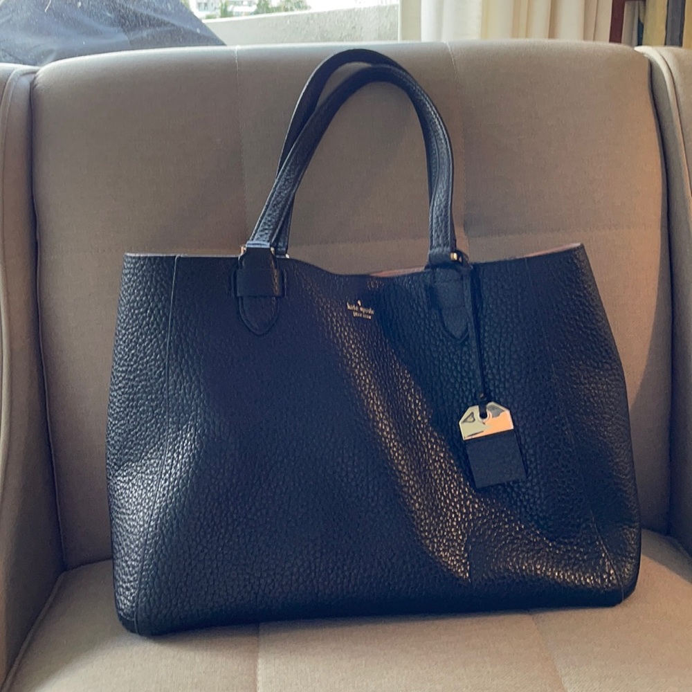 Kate Spade Pebble Leather Carryall Tote